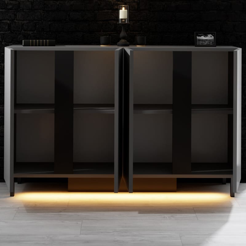 Djarhint Konsollbord 127 cm - Antrasitt - Møbler - Bord - Avlastningsbord - Gangbord