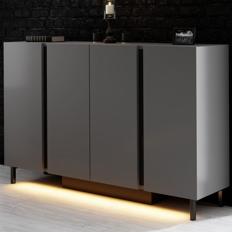 Djarhint Konsollbord 127 cm - Antrasitt - Møbler - Bord - Avlastningsbord - Gangbord