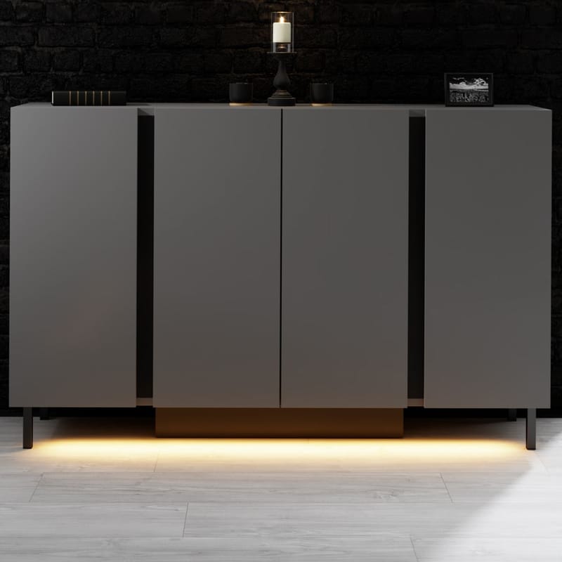 Djarhint Konsollbord 127 cm - Antrasitt - Møbler - Bord - Avlastningsbord - Gangbord