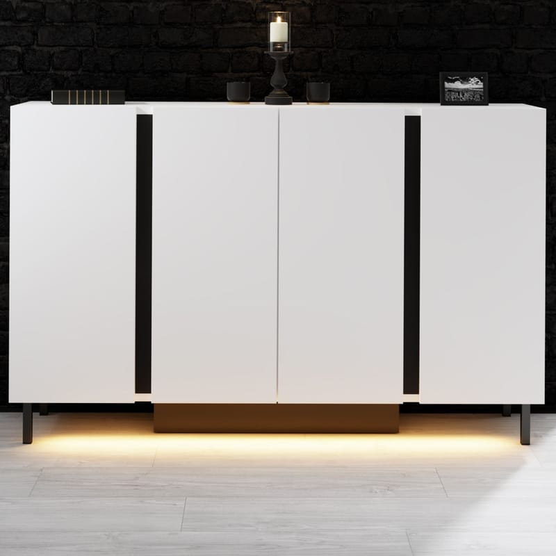 Djarhint Konsollbord 127 cm - Hvit - Møbler - Bord - Avlastningsbord - Gangbord