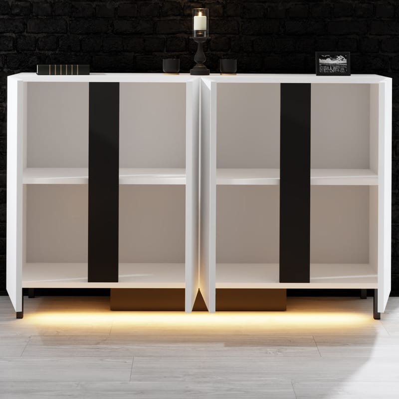 Djarhint Konsollbord 127 cm - Hvit - Møbler - Bord - Avlastningsbord - Gangbord