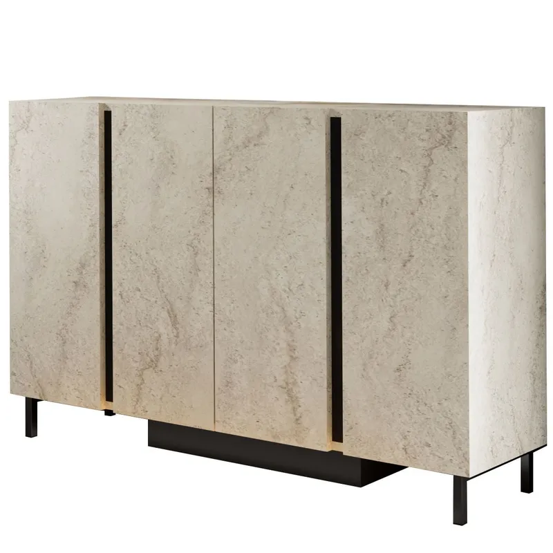 Djarhint Konsollbord 127 cm - Travertin - Møbler - Bord - Avlastningsbord - Gangbord