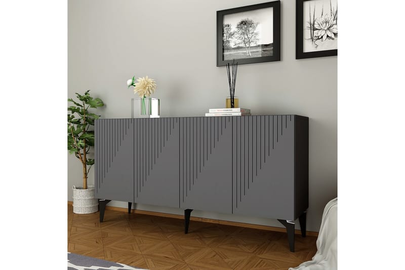 Draw Konsollbord 150 cm - Antrasitt - Møbler - Bord - Avlastningsbord - Gangbord