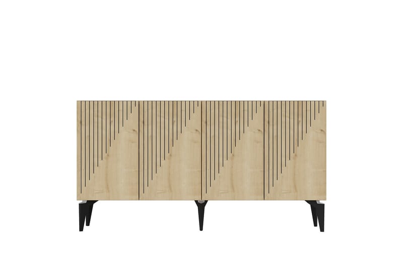 Draw Konsollbord 150 cm - Eik - Møbler - Bord - Avlastningsbord - Gangbord