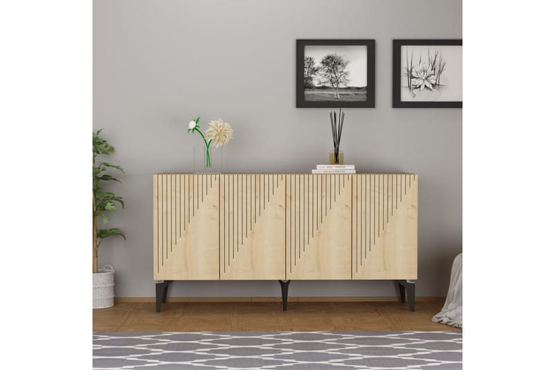 Draw Konsollbord 150 cm - Eik - Møbler - Bord - Avlastningsbord - Gangbord