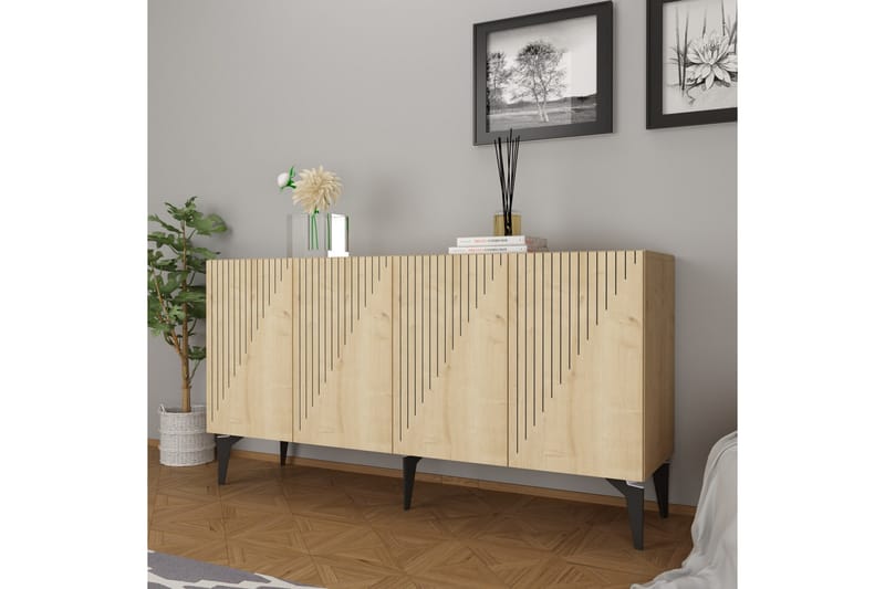 Draw Konsollbord 150 cm - Eik - Møbler - Bord - Avlastningsbord - Gangbord