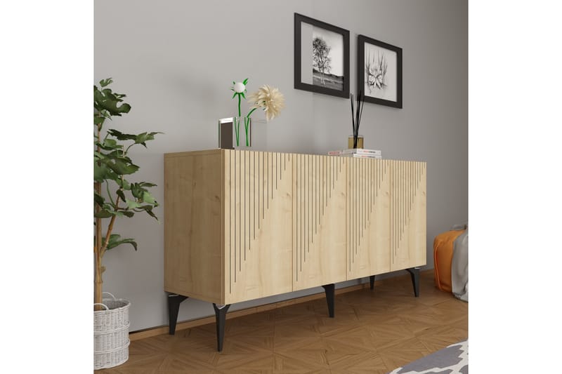 Draw Konsollbord 150 cm - Eik - Møbler - Bord - Avlastningsbord - Gangbord