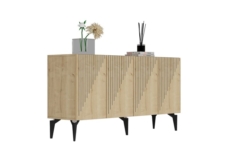 Draw Konsollbord 150 cm - Eik - Møbler - Bord - Avlastningsbord - Gangbord