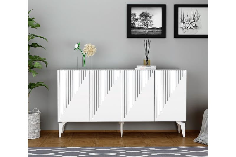 Draw Konsollbord 150 cm - Hvit - Møbler - Bord - Avlastningsbord - Gangbord
