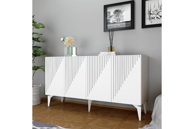 Draw Konsollbord 150 cm - Hvit - Møbler - Bord - Avlastningsbord - Gangbord