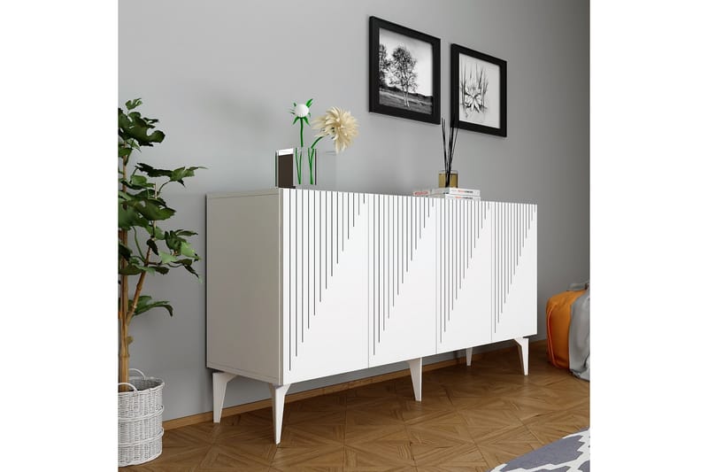 Draw Konsollbord 150 cm - Hvit - Møbler - Bord - Avlastningsbord - Gangbord