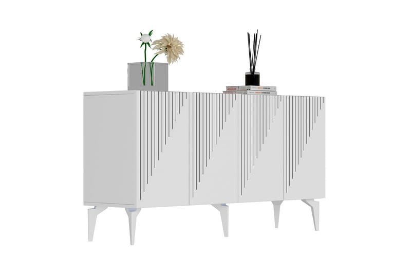 Draw Konsollbord 150 cm - Hvit - Møbler - Bord - Avlastningsbord - Gangbord