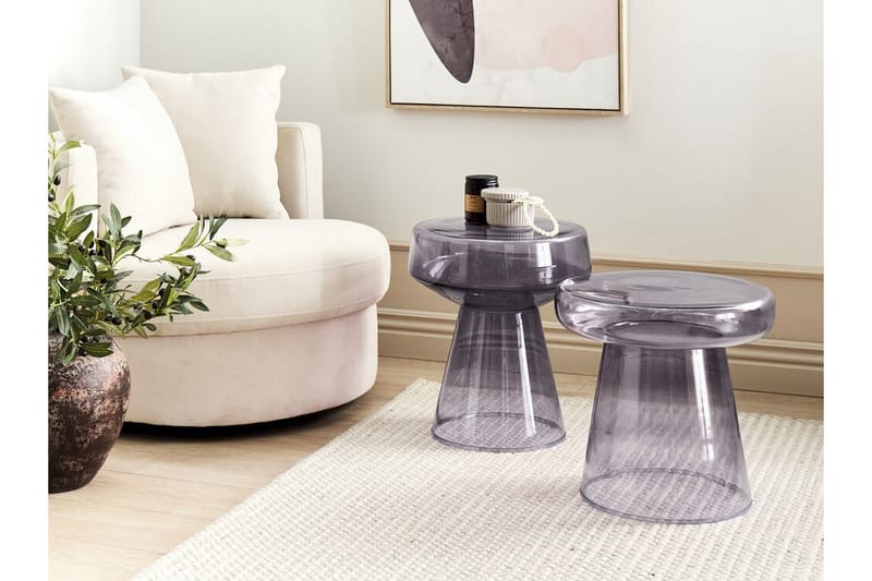 Dyanne Sidebord 39 cm - Grå - Møbler - Bord - Avlastningsbord - Lampebord & sidebord