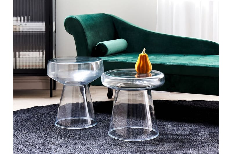 Dyanne Sidebord 39 cm - Transparent - Møbler - Bord - Avlastningsbord - Lampebord & sidebord