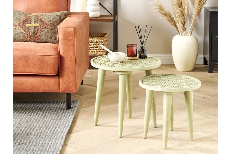 Dyton Settbord 45 cm - Grønn - Møbler - Bord - Avlastningsbord - Settbord
