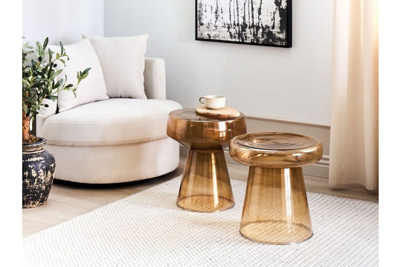 Dytto Sidebord 37 cm - Brun - Møbler - Bord - Avlastningsbord - Lampebord & sidebord