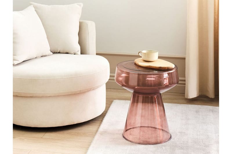 Dytto Sidebord 37 cm - Rød - Møbler - Bord - Avlastningsbord - Lampebord & sidebord