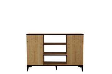 Ebin Konsollbord 140 cm - Brun/Eik/Svart - Møbler - Bord - Avlastningsbord - Gangbord