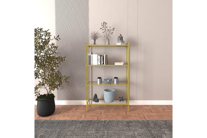 Edilberta Bokhylle 80 cm, Gull