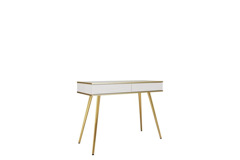Edson Sidebord 102 cm - Hvit - Møbler - Bord - Avlastningsbord - Lampebord & sidebord