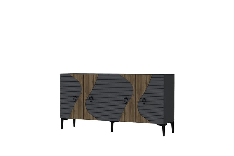 Eldste konsollbord 150 cm - Brun/Grafittgrå - Møbler - Bord - Avlastningsbord - Gangbord