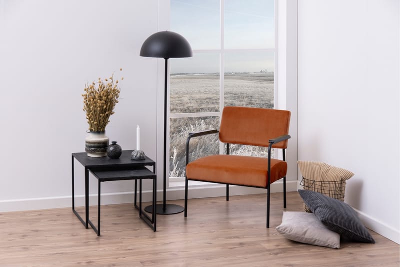 Elgrau Settbord - Sort - Møbler - Bord - Avlastningsbord - Settbord