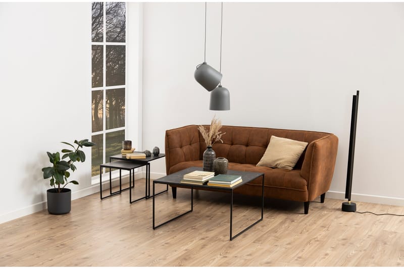 Elgrau Settbord - Sort - Møbler - Bord - Avlastningsbord - Settbord