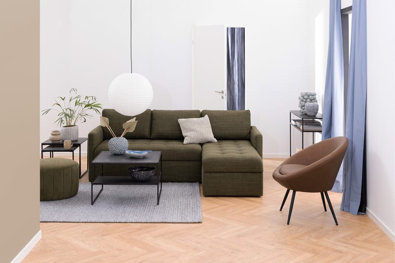 Elgrau Settbord - Sort - Møbler - Bord - Avlastningsbord - Settbord