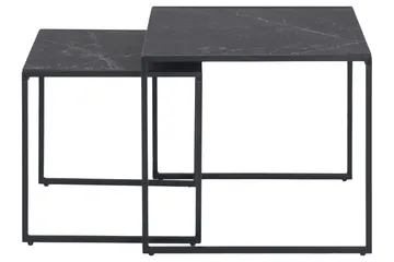 Elgrau Settbord - Sort - Møbler - Bord - Avlastningsbord - Settbord
