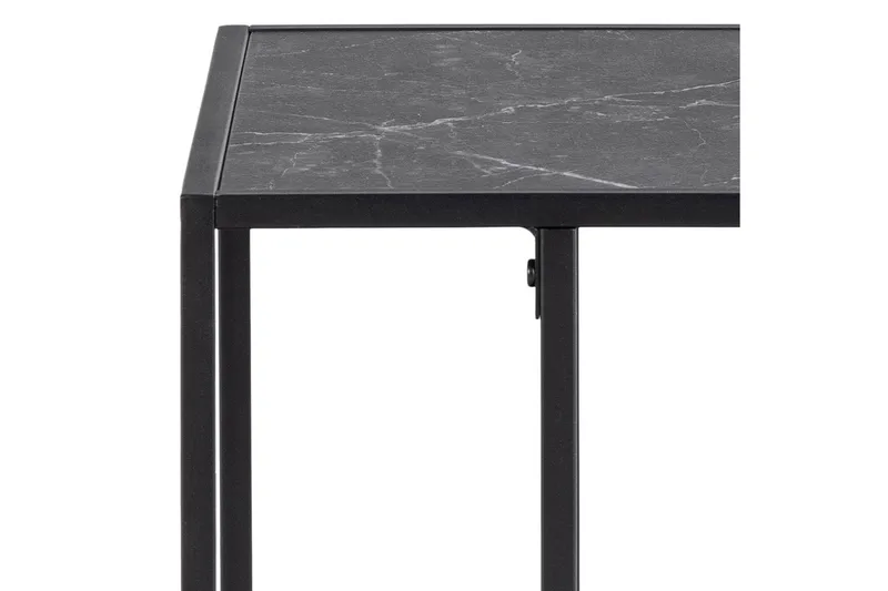 Elgrau Sidebord 43x43 cm - Sort - Møbler - Bord - Avlastningsbord - Lampebord & sidebord