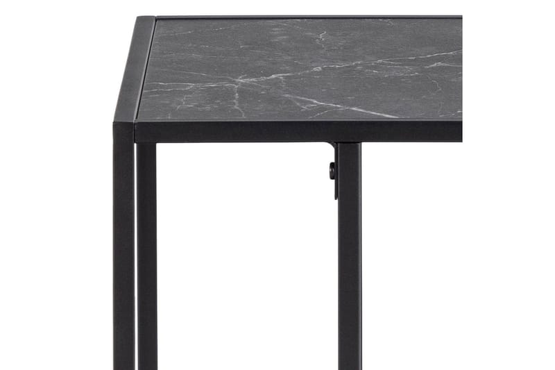 Elgrau Sidebord 43x43 cm - Sort - Møbler - Bord - Avlastningsbord - Lampebord & sidebord