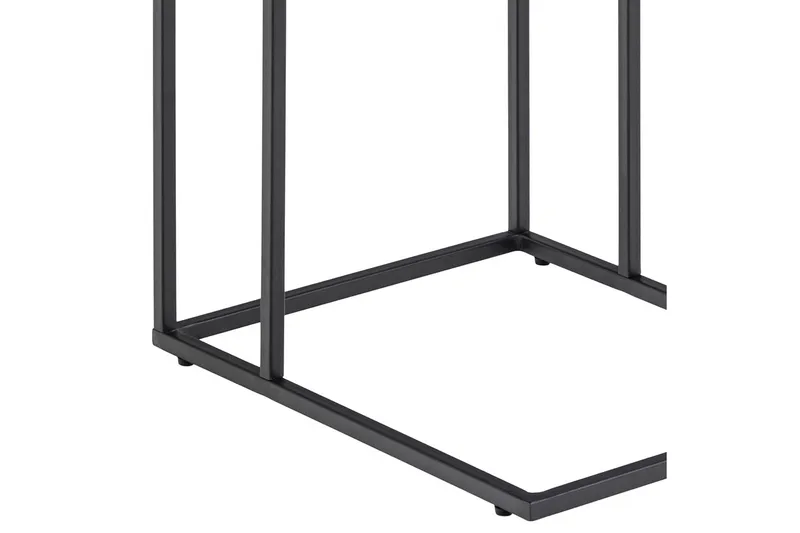 Elgrau Sidebord 43x43 cm - Sort - Møbler - Bord - Avlastningsbord - Lampebord & sidebord