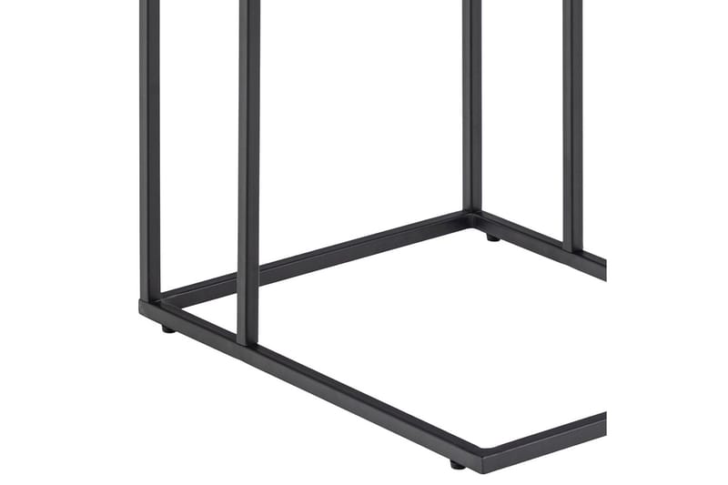 Elgrau Sidebord 43x43 cm - Sort - Møbler - Bord - Avlastningsbord - Lampebord & sidebord