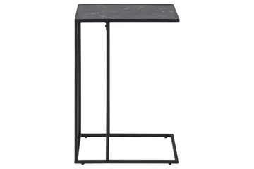 Elgrau Sidebord 43x43 cm - Sort - Møbler - Bord - Avlastningsbord - Lampebord & sidebord