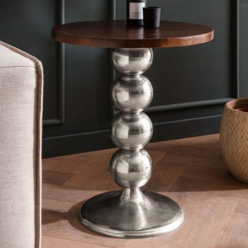 Elieri sidebord 50 cm - mørkebrun og sølv - Møbler - Bord - Avlastningsbord - Konsollbord