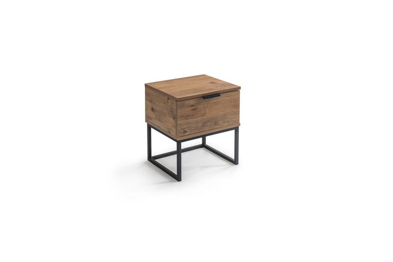 Eliyahu Nattbord 45 cm - Brun/Svart - Møbler - Bord - Avlastningsbord - Sengebord & nattbord