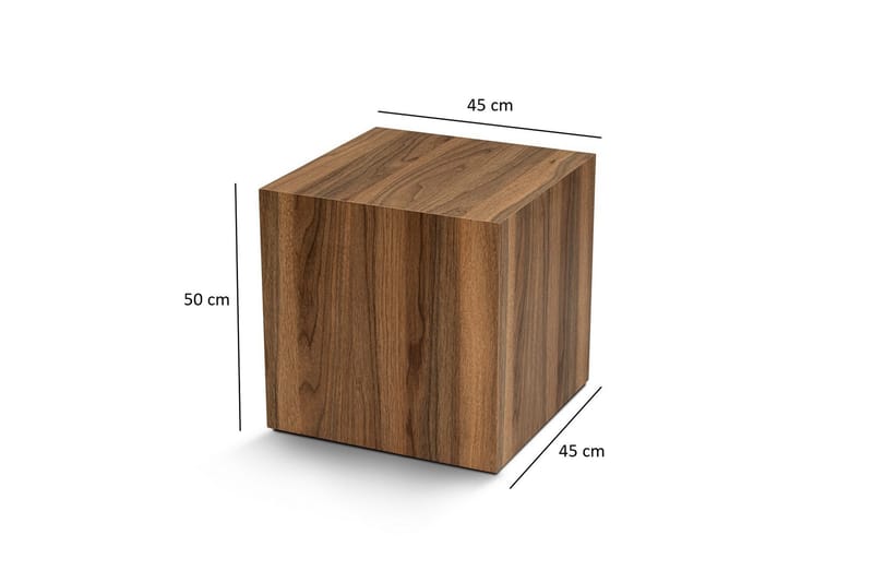 Elnor sidebord 45 cm valnøtt - Møbler - Bord - Avlastningsbord - Lampebord & sidebord