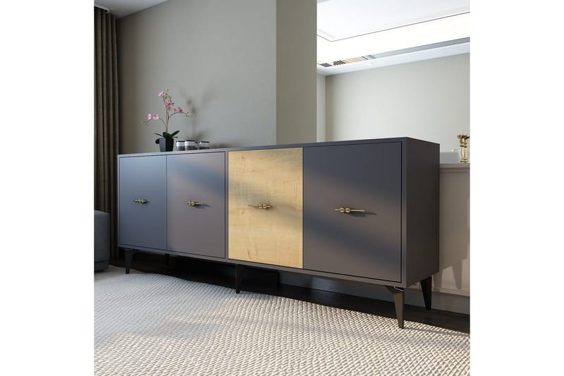 Elori Konsollbord 180 cm - Antrasitt - Møbler - Bord - Avlastningsbord - Gangbord