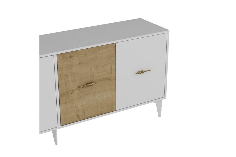 Elori Konsollbord 180 cm - Hvit/Eik - Møbler - Bord - Avlastningsbord - Gangbord