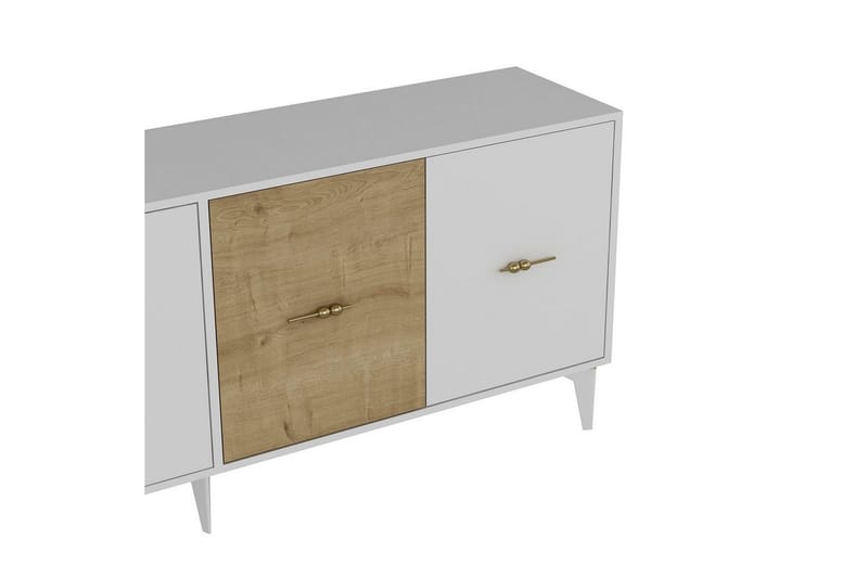 Elori Konsollbord 180 cm - Hvit/Eik - Møbler - Bord - Avlastningsbord - Gangbord