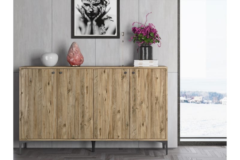 Elspet Konsollbord 160 cm - Brun - Møbler - Bord - Avlastningsbord - Gangbord