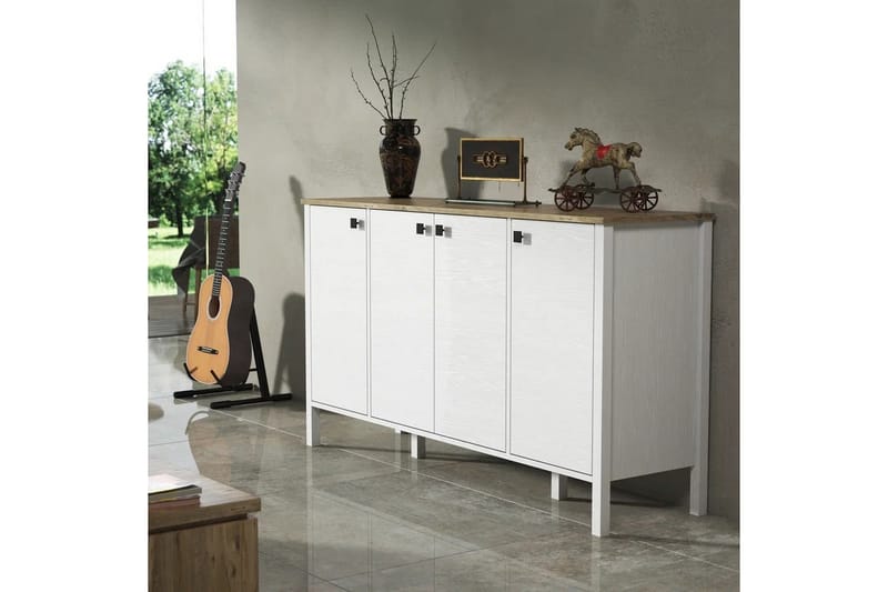 Elspet Konsollbord 160 cm - Brun/Hvit - Møbler - Bord - Avlastningsbord - Gangbord