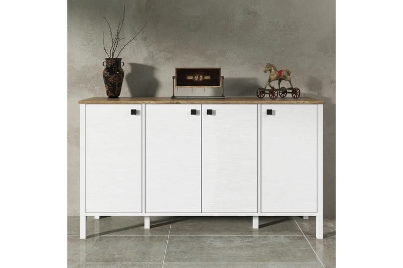 Elspet Konsollbord 160 cm - Brun/Hvit - Møbler - Bord - Avlastningsbord - Gangbord