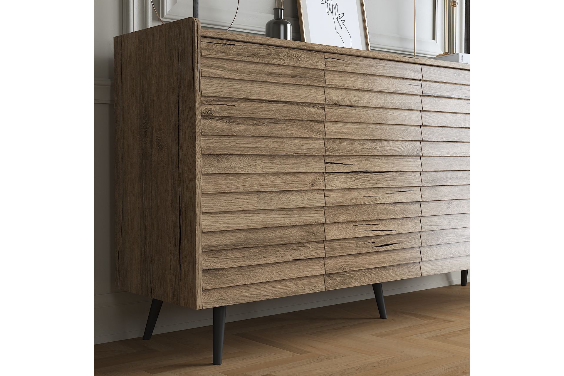 Elspet Konsollbord 180 cm - Valnøtt - Møbler - Bord - Avlastningsbord - Gangbord