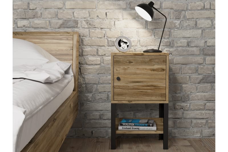 Elspet Nattbord 40 cm - Brun - Møbler - Bord - Avlastningsbord - Sengebord & nattbord