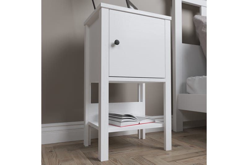 Elspet Nattbord 40 cm - Brun/Hvit - Møbler - Bord - Avlastningsbord - Sengebord & nattbord