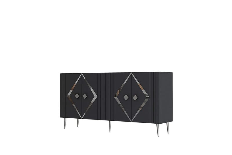 Elvon Konsollbord 150 cm - Antrasitt/Sølv - Møbler - Bord - Avlastningsbord - Gangbord