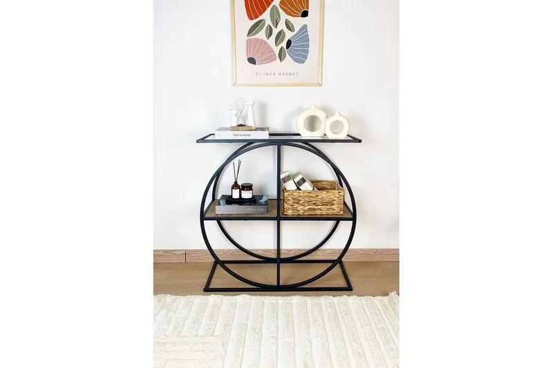 Ennuvolat Konsollbord 80 cm - Natur/Gjennomsiktig - Møbler - Bord - Avlastningsbord - Gangbord