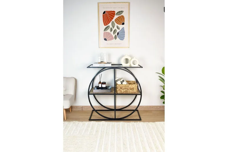 Ennuvolat Konsollbord 80 cm - Natur/Gjennomsiktig - Møbler - Bord - Avlastningsbord - Gangbord