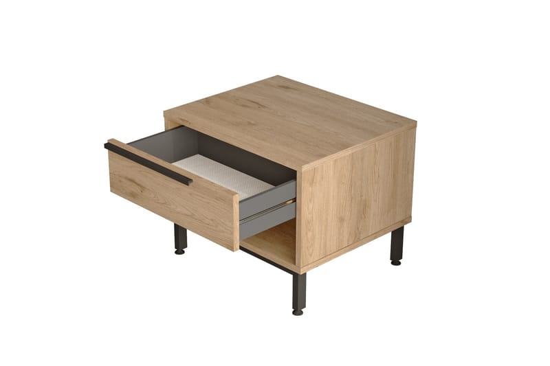 Erhan Nattbord 205,6 cm - Brun - Møbler - Bord - Avlastningsbord - Sengebord & nattbord